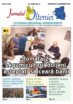 anunț mediu ziarul Jurnalul Olteniei