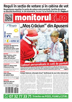 anunț mediu ziarul Monitorul de Cluj