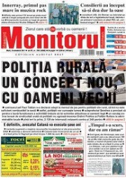 anunț mediu ziarul Monitorul de Roman