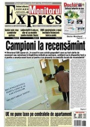 anunț mediu ziarul Monitorul Expres