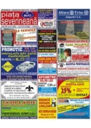 anunț mediu ziarul Piata Severineana